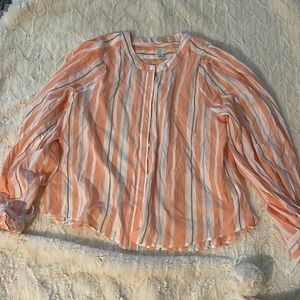 A New Day (Target) peach button down blouse